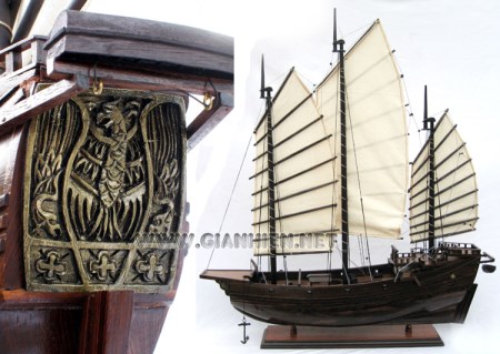 Chinese Junk Ship Model - Mô Hình Thuyền Buồm Gia Nhiên - Công Ty TNHH Gia Nhiên